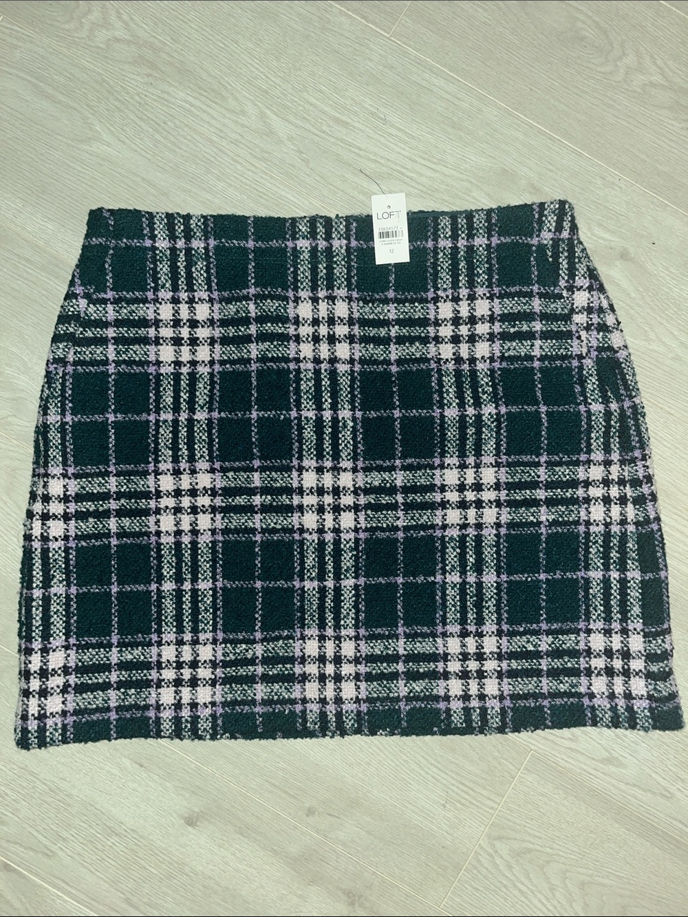 New With Tags LOFT Plaid Skirt
